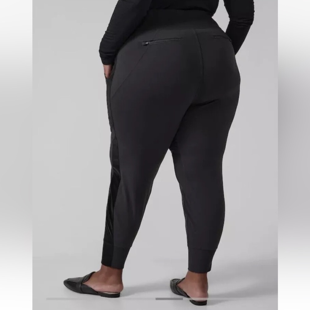 ATHLETA Venice Velvet Stripe Jogger, Size 2X - Picture 3 of 15
